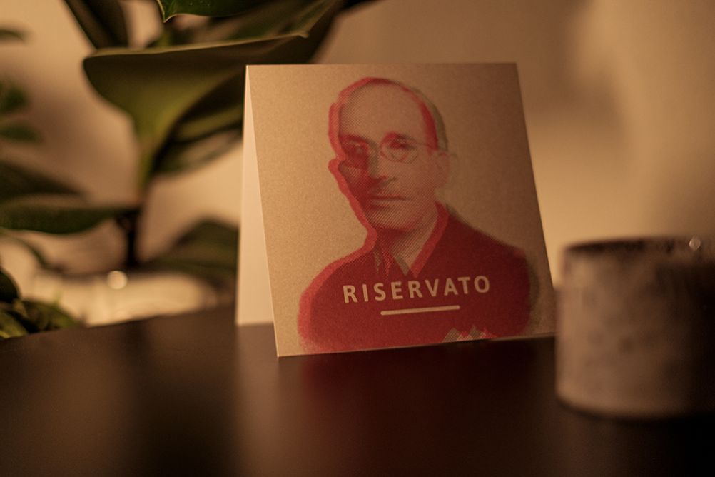 Reservationsschild